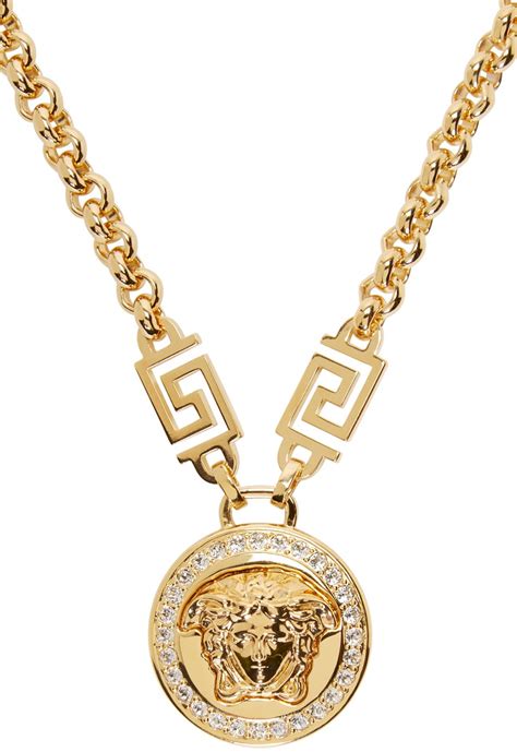 gold versace chain for cheap|14k gold versace pendant.